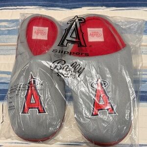 Angels Gray and Red Slippers